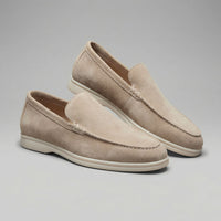 Rockford Faux Suede Moc Toe Loafers