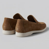 Rockford Faux Suede Moc Toe Loafers