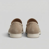 Rockford Faux Suede Moc Toe Loafers