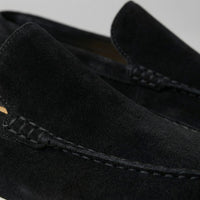 Rockford Faux Suede Moc Toe Loafers
