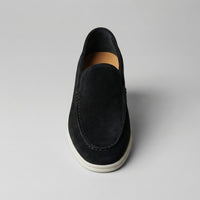 Rockford Faux Suede Moc Toe Loafers