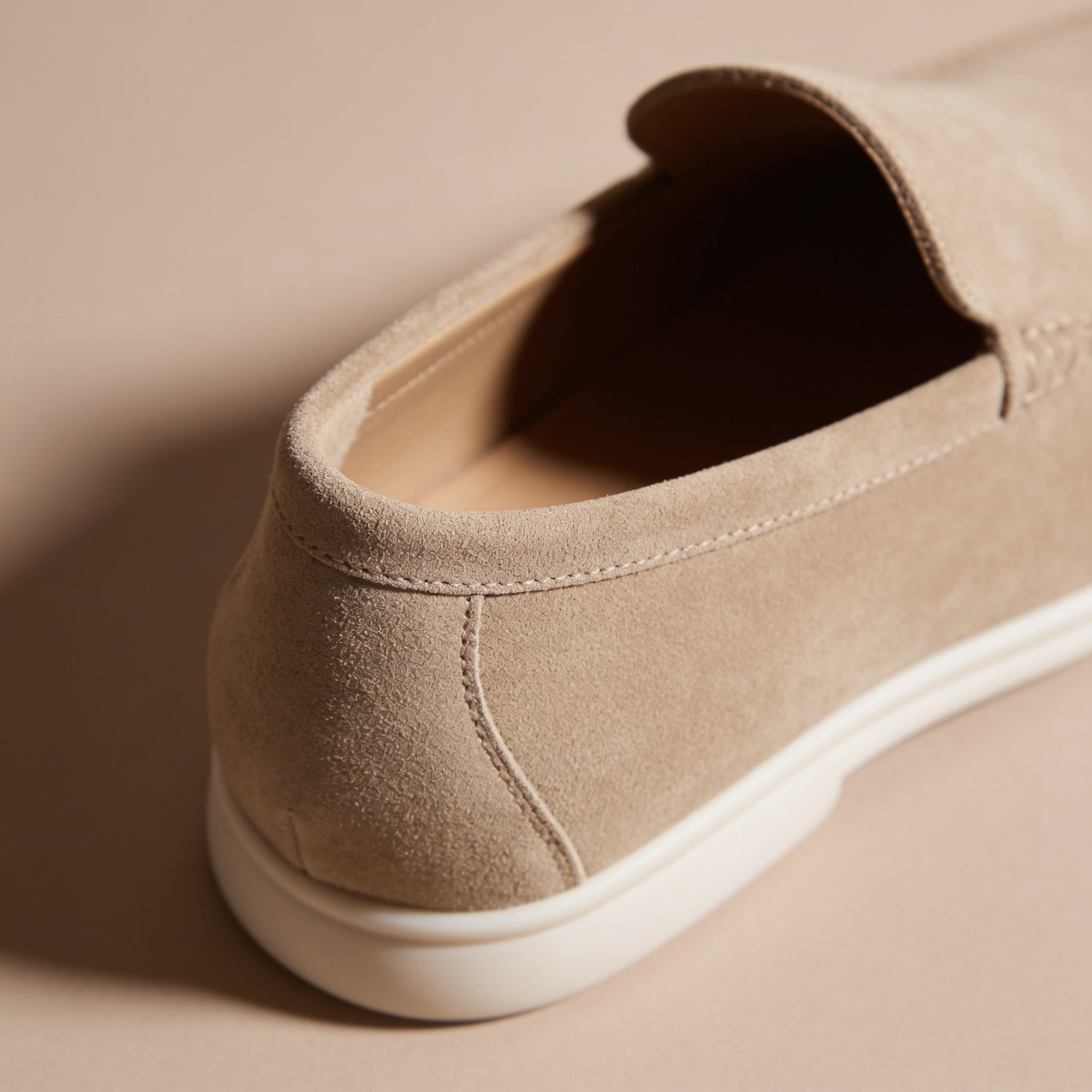 Rockford Faux Suede Moc Toe Loafers