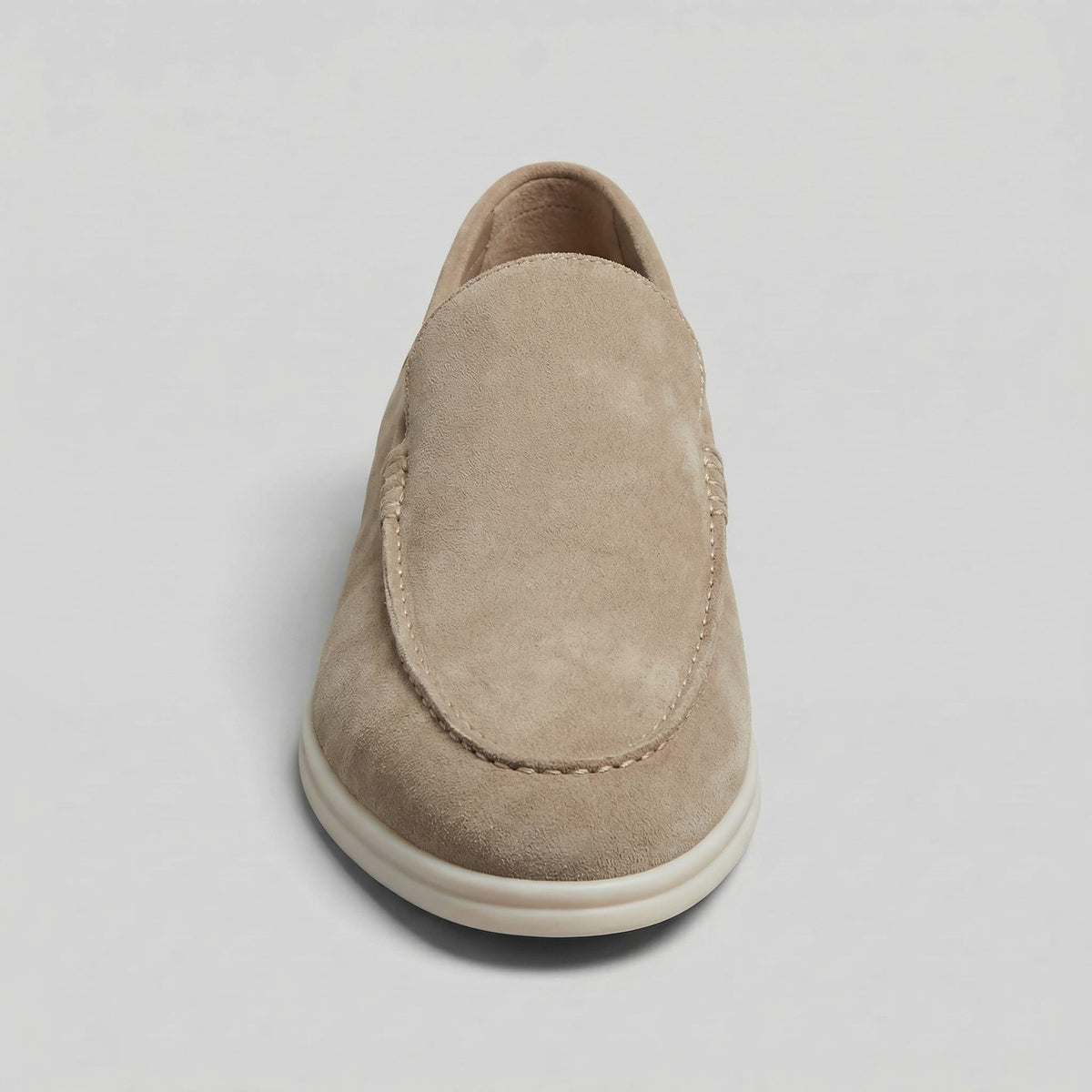 Rockford Faux Suede Moc Toe Loafers