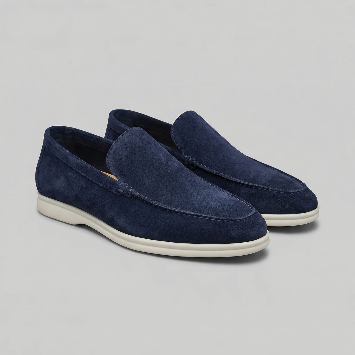 Rockford Faux Suede Moc Toe Loafers_9