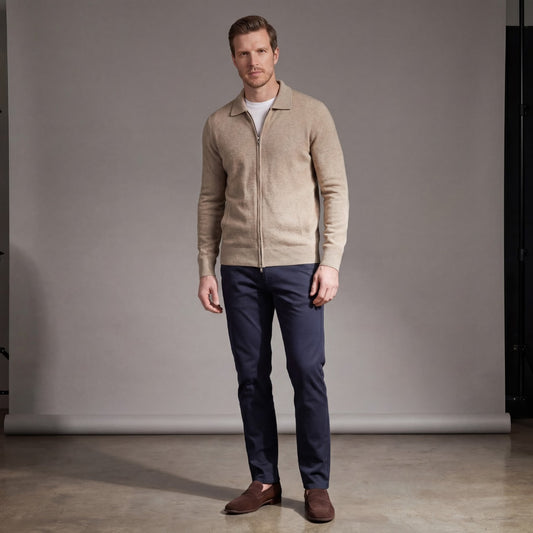 Redmond Collared Zip Up Cardigan_1