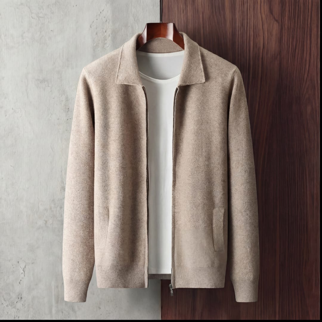 Redmond Collared Zip Up Cardigan