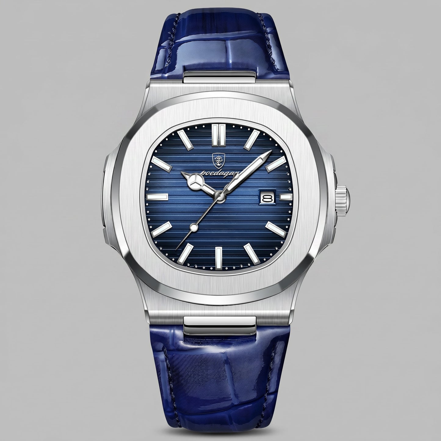 Wolcott Sport Leather Strap Watch_1