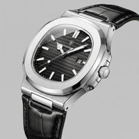 Wolcott Sport Leather Strap Watch