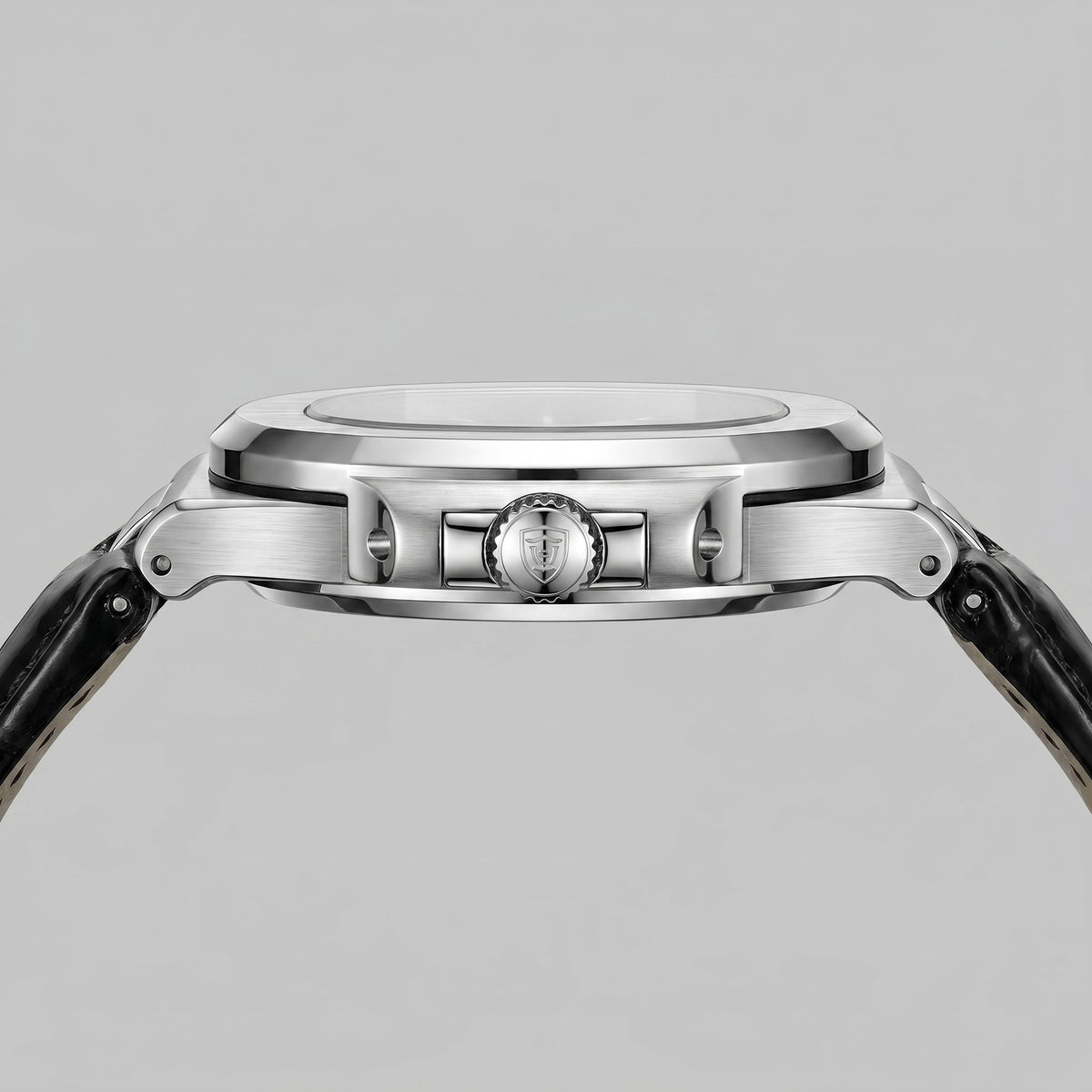 Wolcott Sport Leather Strap Watch_12