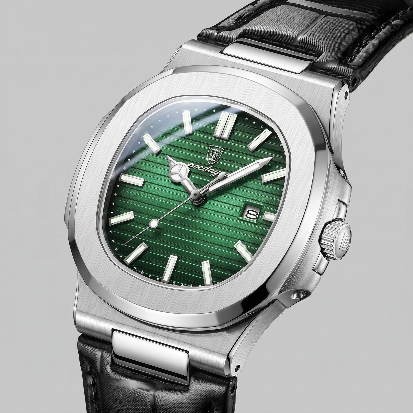 Wolcott Sport Leather Strap Watch_15