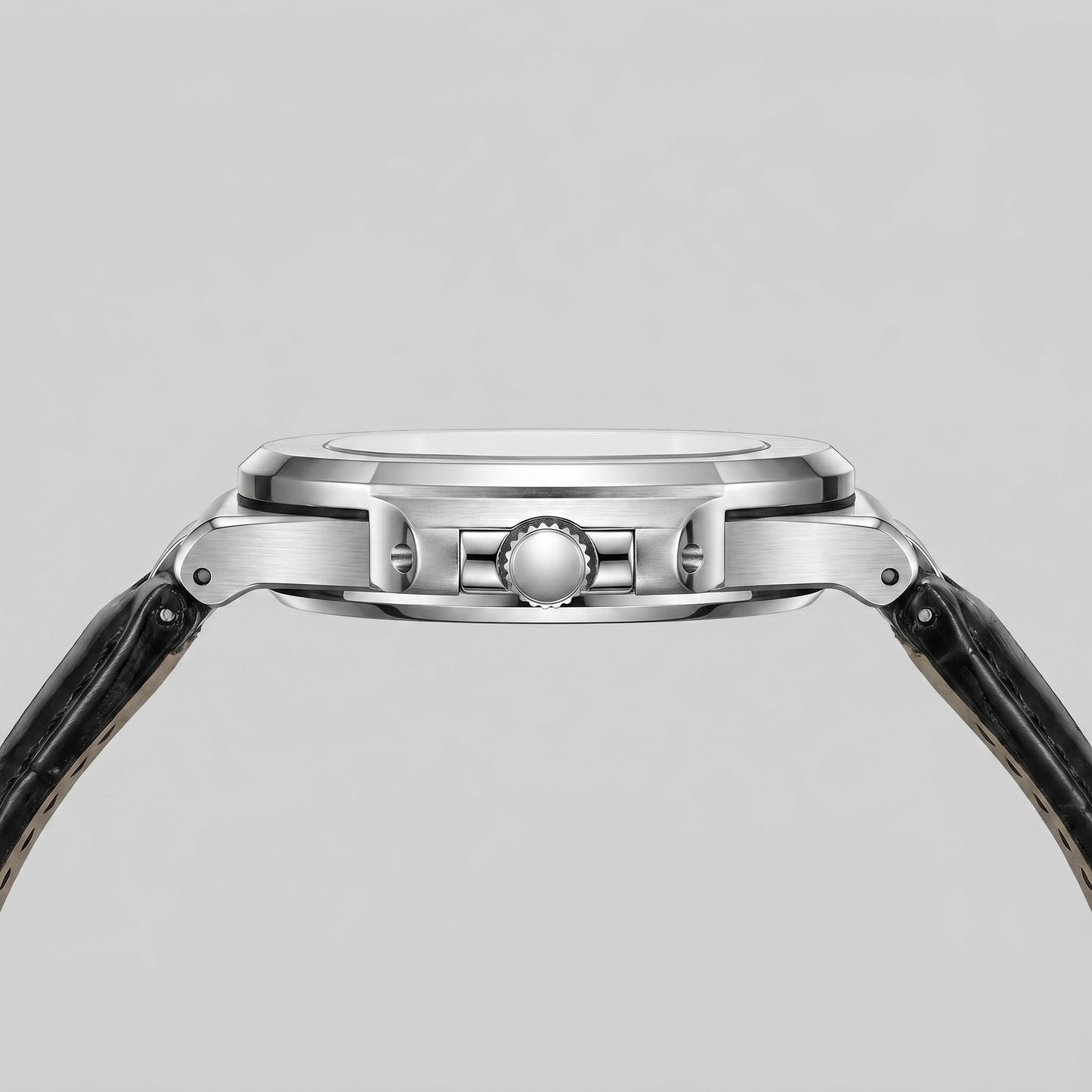 Wolcott Sport Leather Strap Watch_17