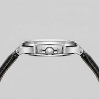 Wolcott Sport Leather Strap Watch