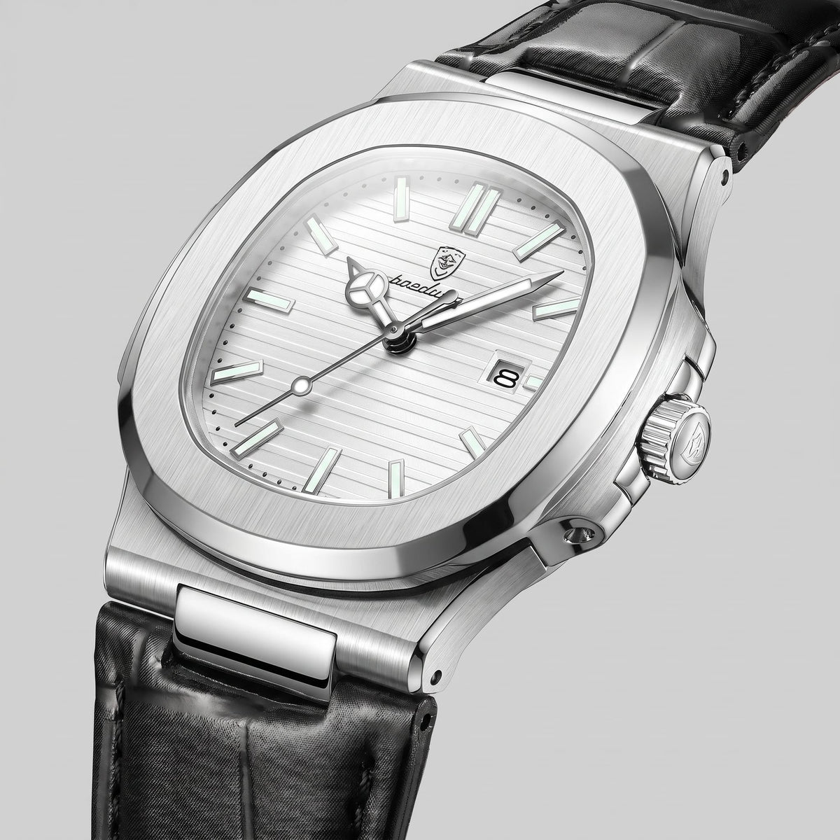 Wolcott Sport Leather Strap Watch_20