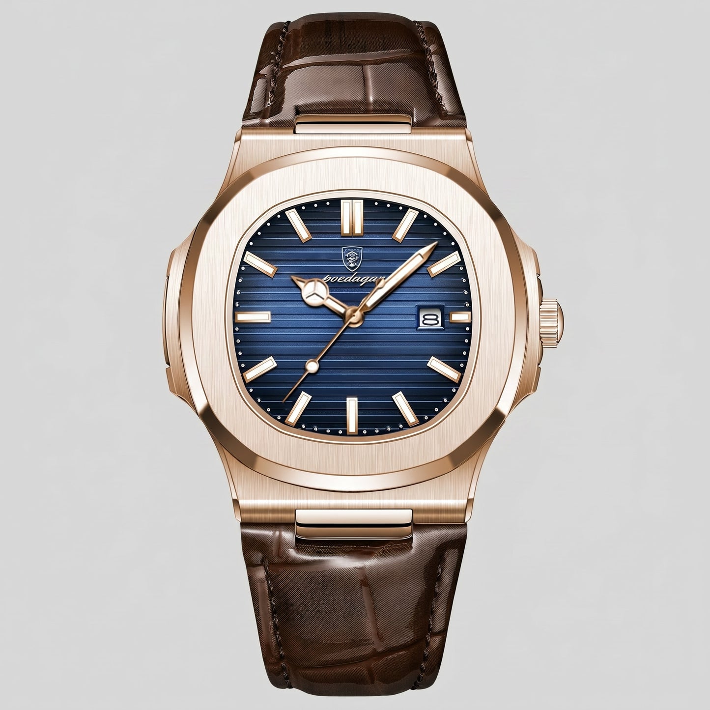 Wolcott Sport Leather Strap Watch_21