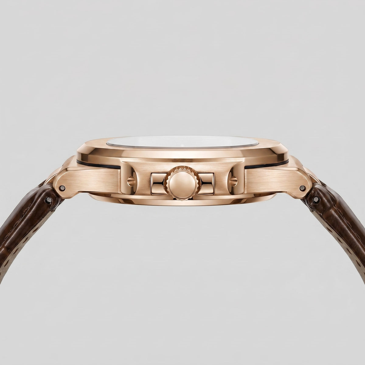 Wolcott Sport Leather Strap Watch_22