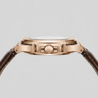 Wolcott Sport Leather Strap Watch