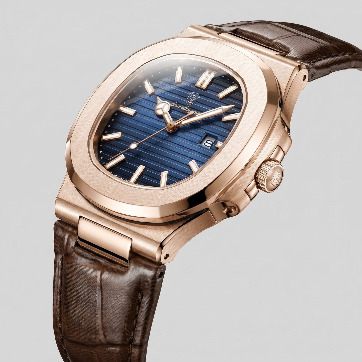 Wolcott Sport Leather Strap Watch_25