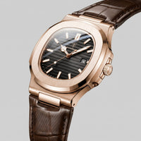 Wolcott Sport Leather Strap Watch