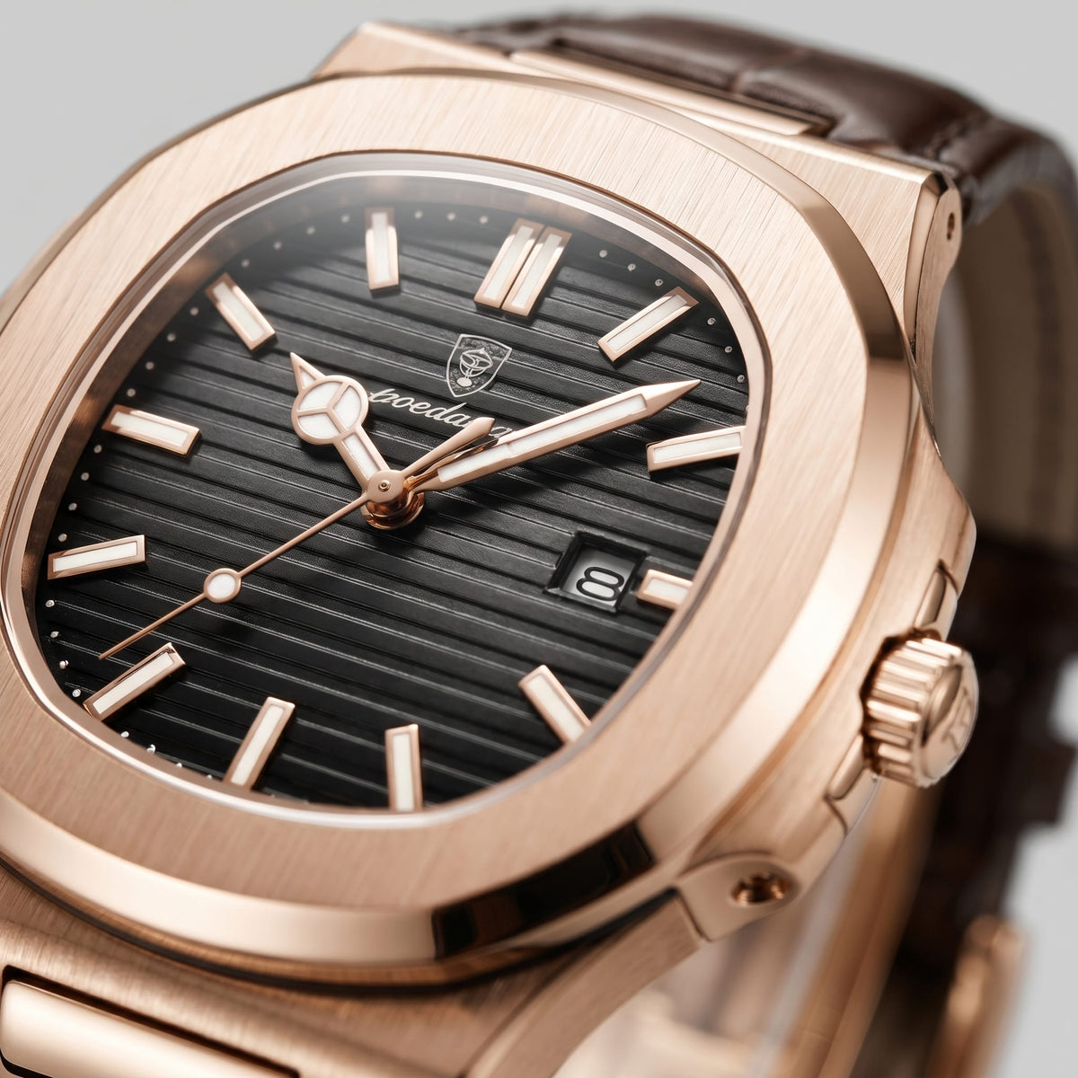 Wolcott Sport Leather Strap Watch_29