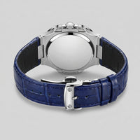 Wolcott Sport Leather Strap Watch