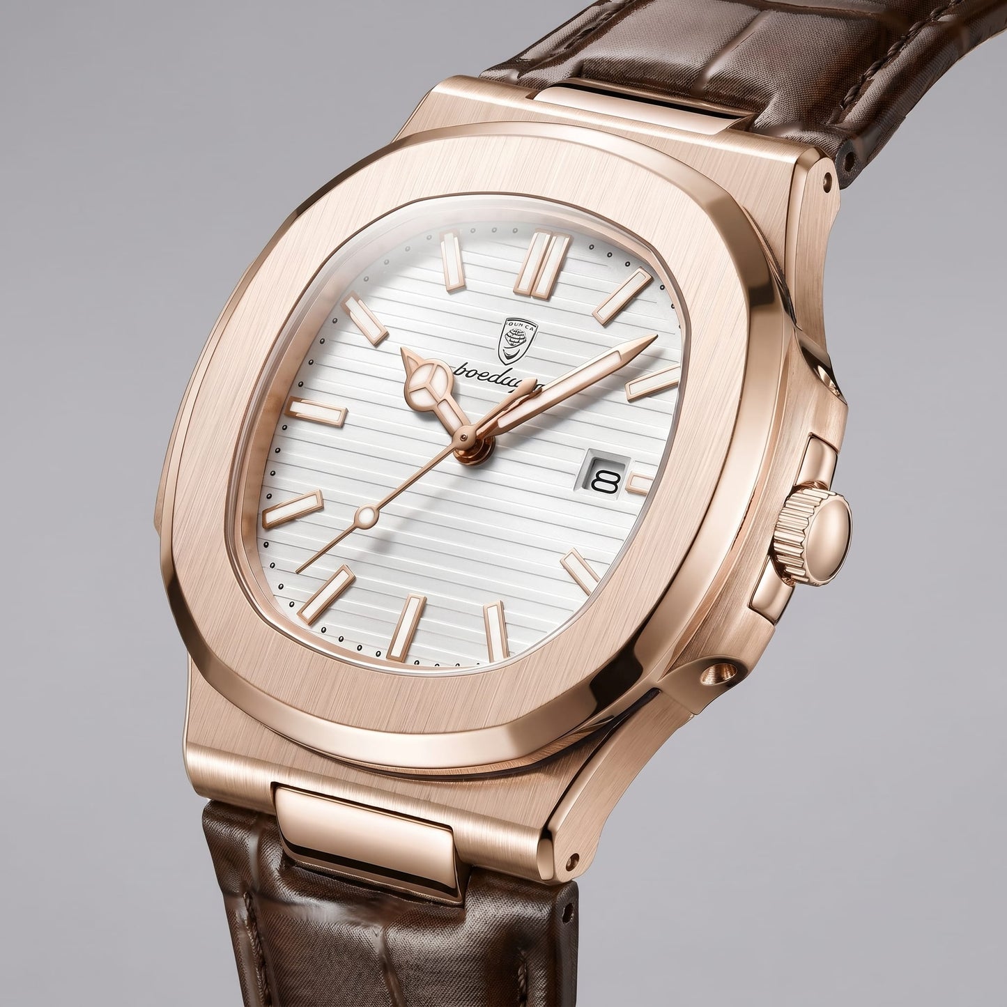 Wolcott Sport Leather Strap Watch_35