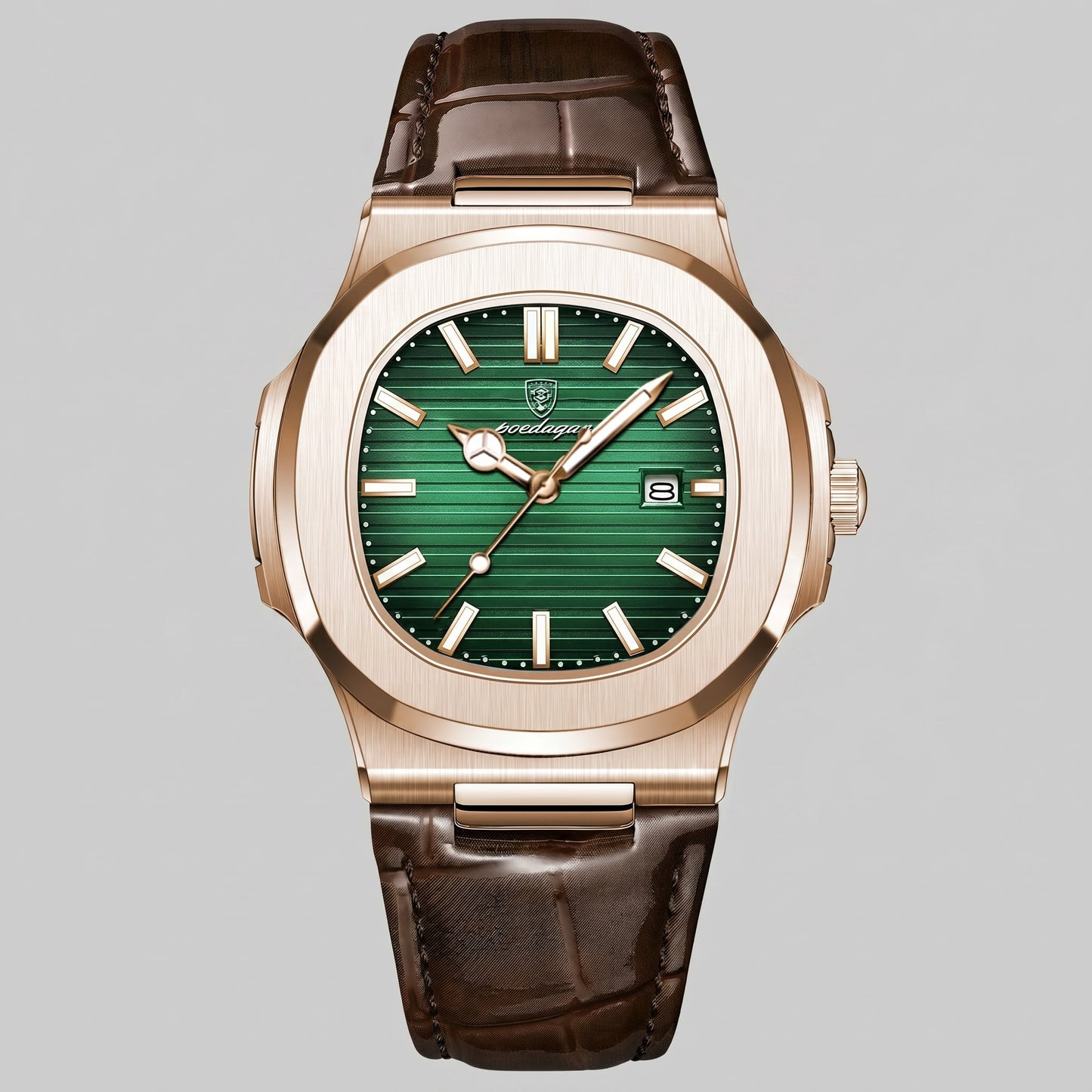 Wolcott Sport Leather Strap Watch_36