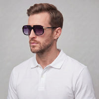 Whittaker Square Double Bridge Sunglasses