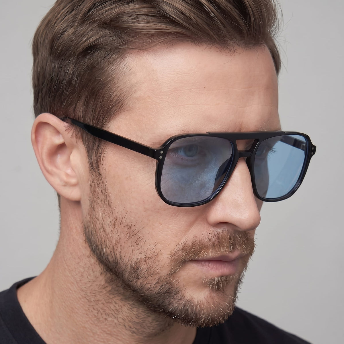 Wilkinson Keyhole Bridge Square Sunglasses_2