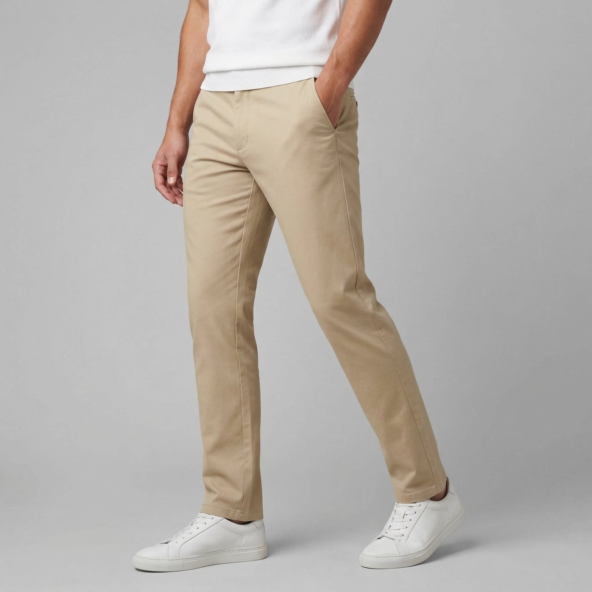 Yates Stretch Cotton Chino Pants