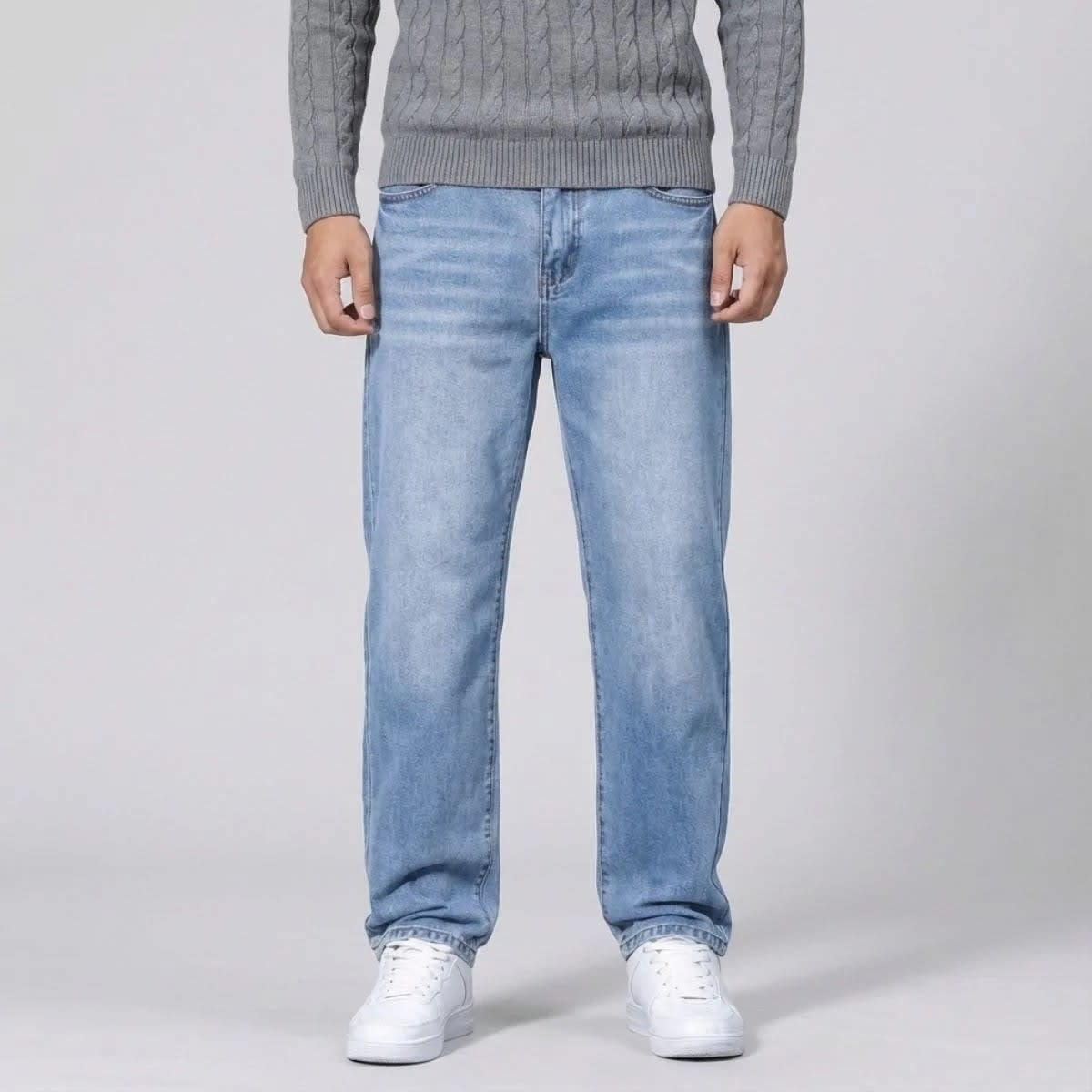 Woodrow Stretch Straight Leg Jeans