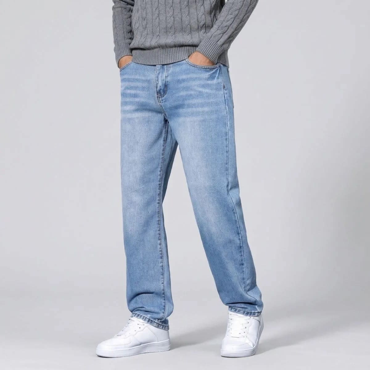 Woodrow Stretch Straight Leg Jeans
