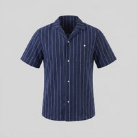 Maxwell Striped Camp Collar Shirt