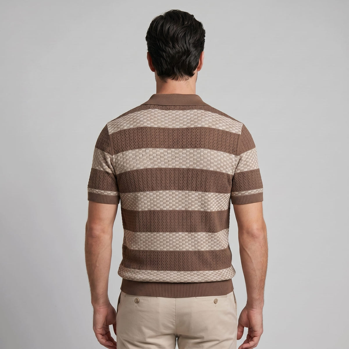 Warren Striped Knit Polo Shirt_14