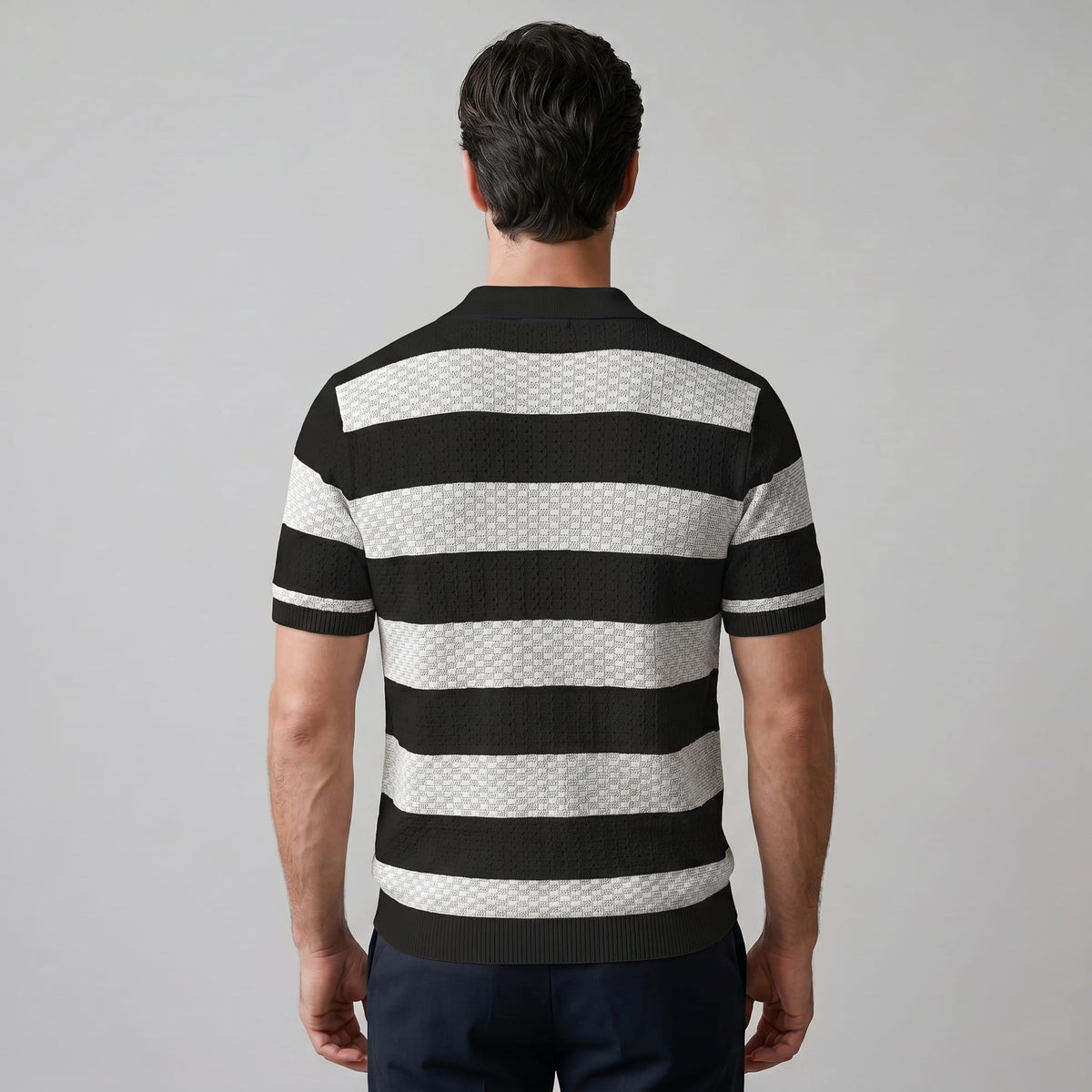 Warren Striped Knit Polo Shirt_19