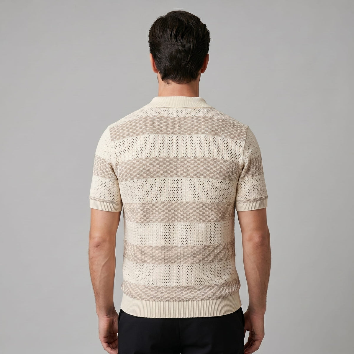 Warren Striped Knit Polo Shirt_9