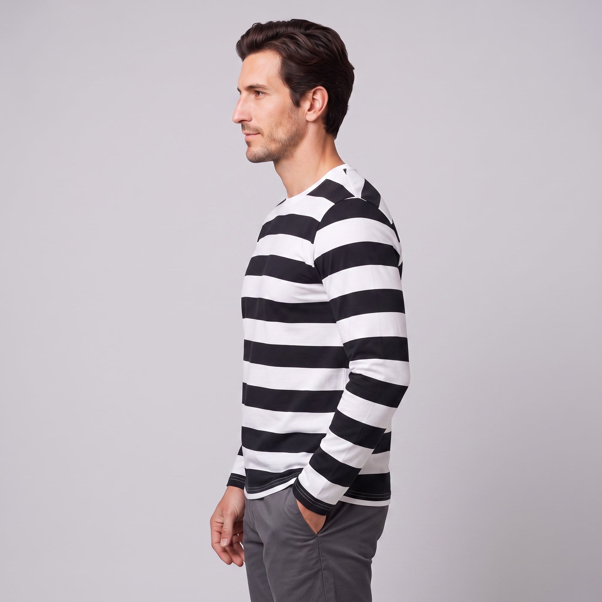 Cyrus Striped Long Sleeve T-Shirt
