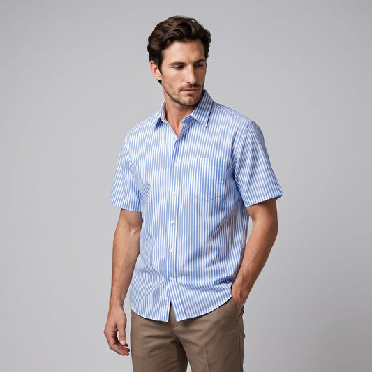 Memphis Oversized Striped Shirt_1