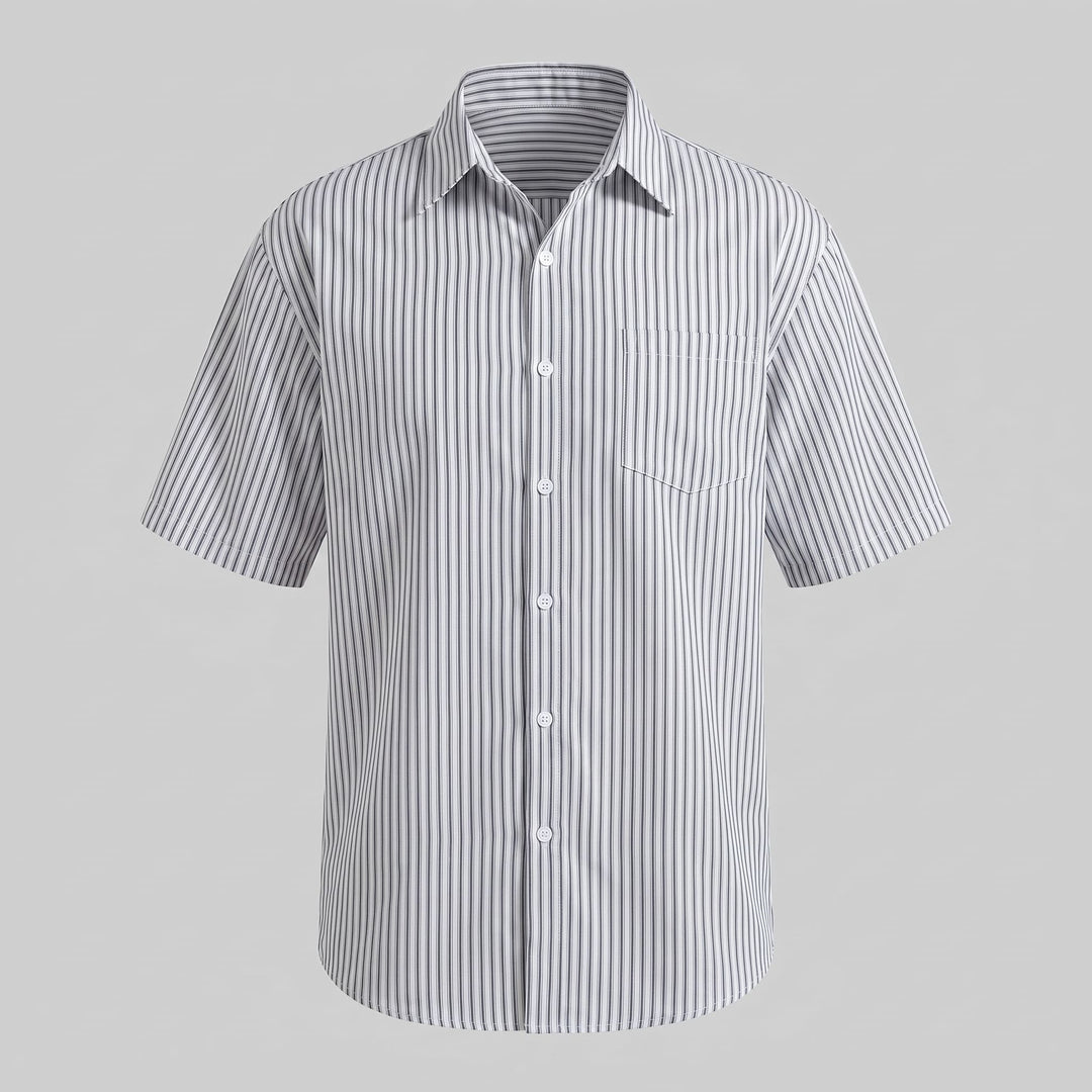 Memphis Oversized Striped Shirt