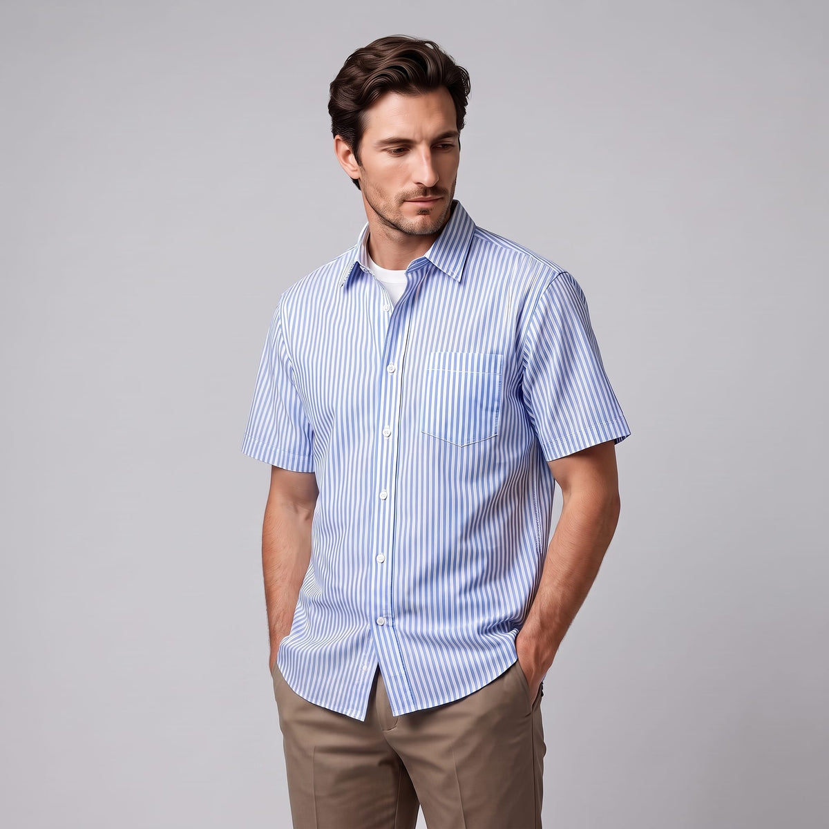 Memphis Oversized Striped Shirt