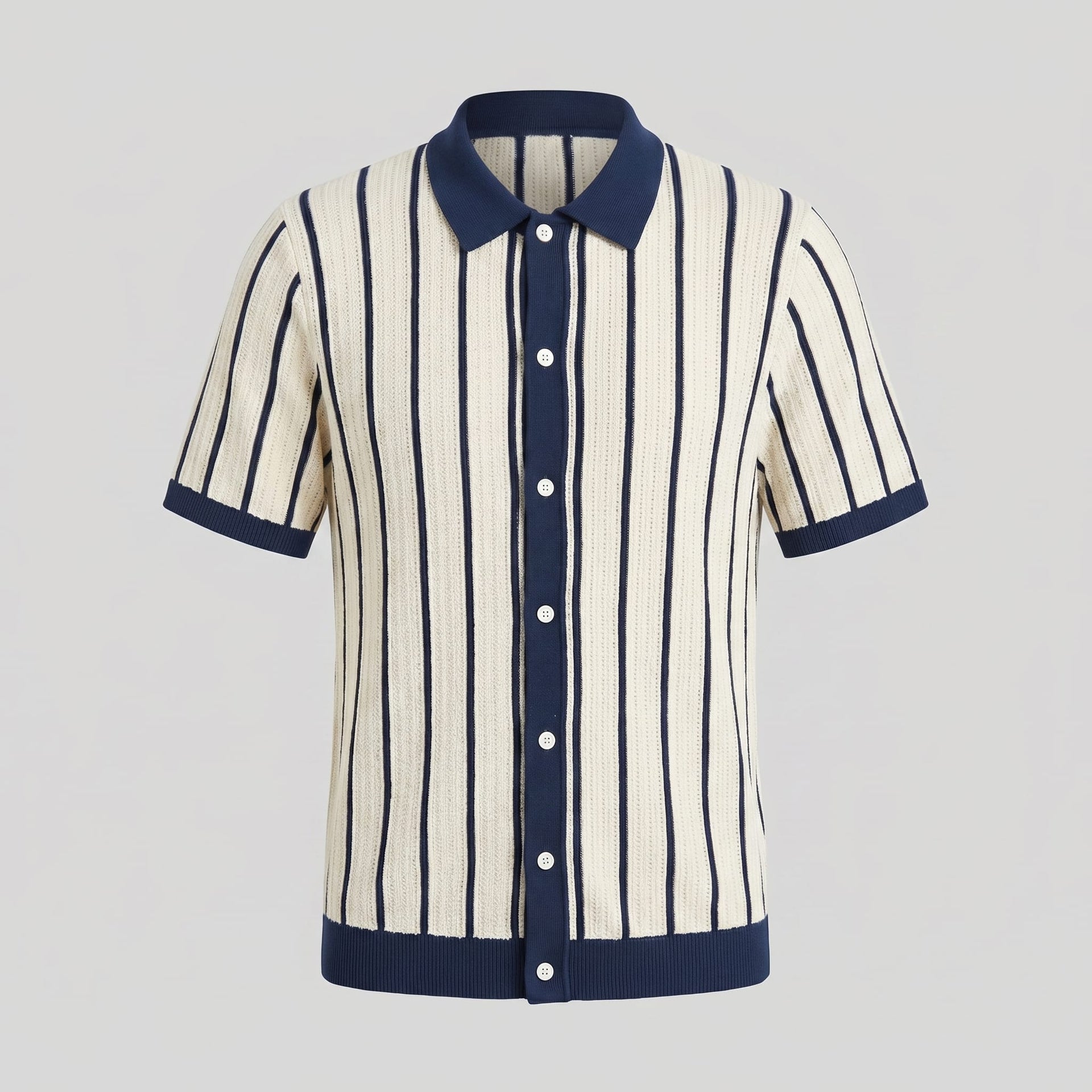 Micah Striped Knit Shirt
