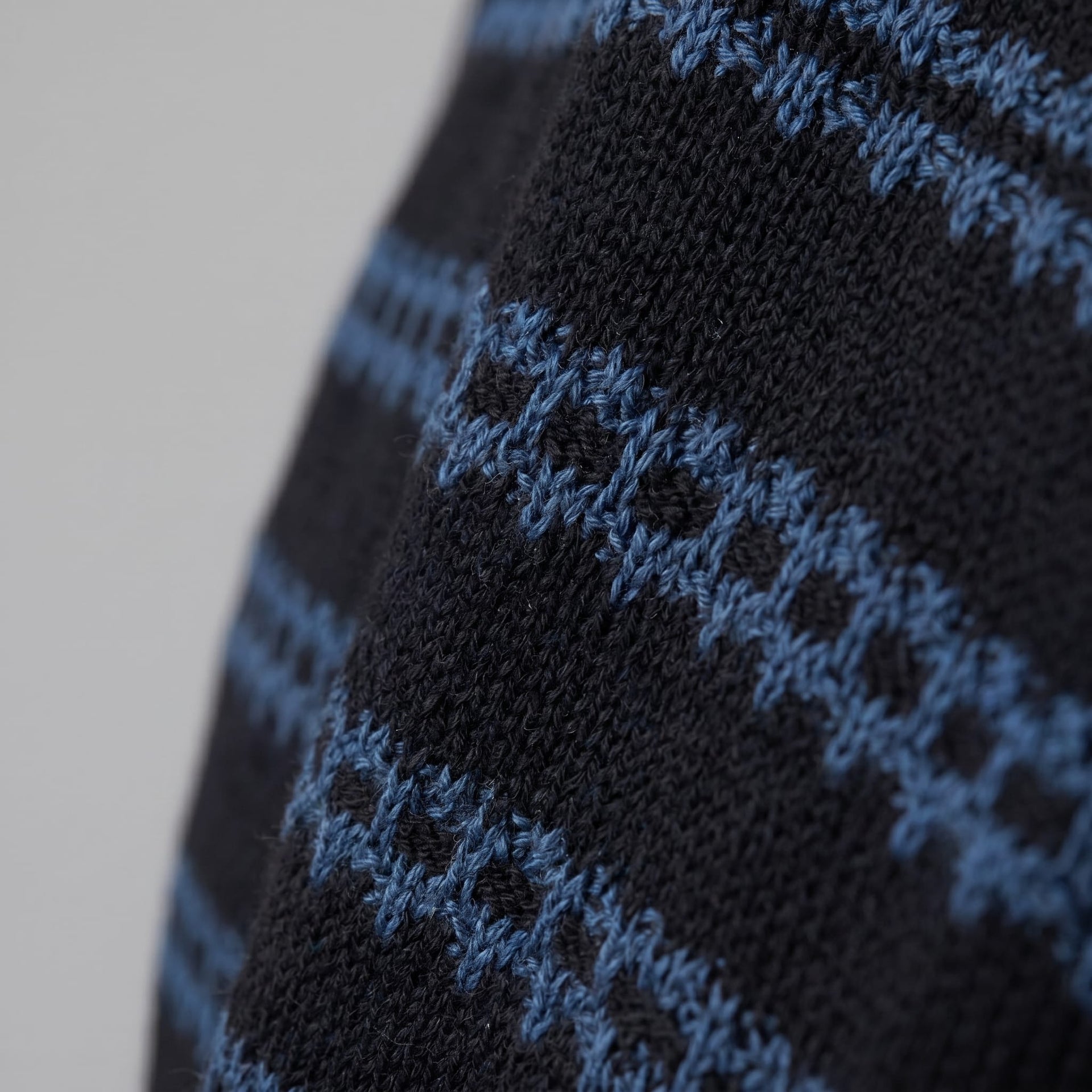 Wells Striped Crochet Knit Polo Shirt