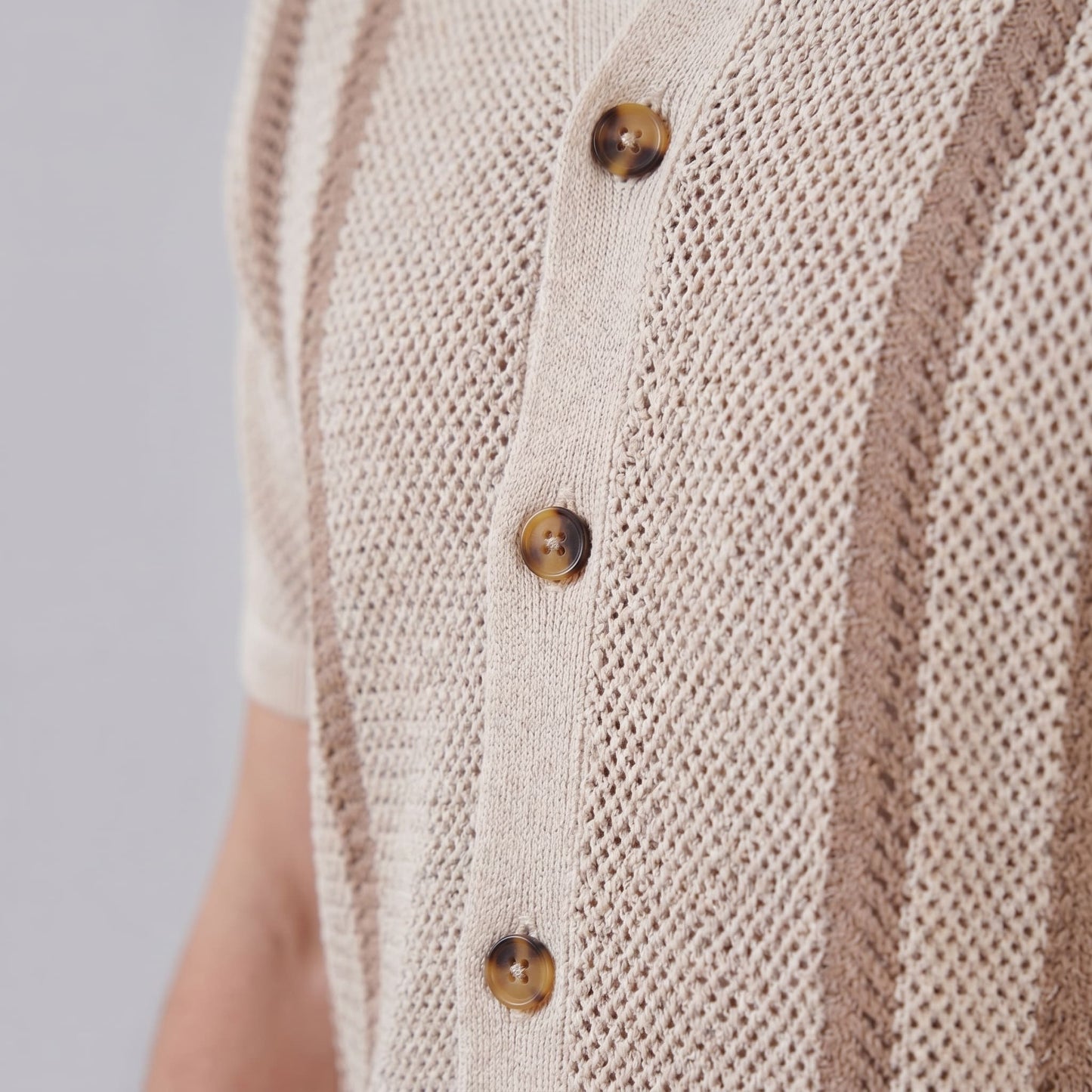 Miles Crochet Knit Camp Collar Shirt_3