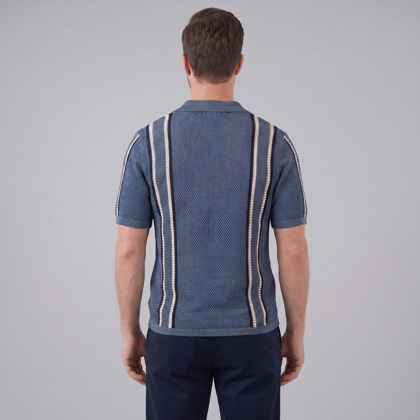 Miles Crochet Knit Camp Collar Shirt_9