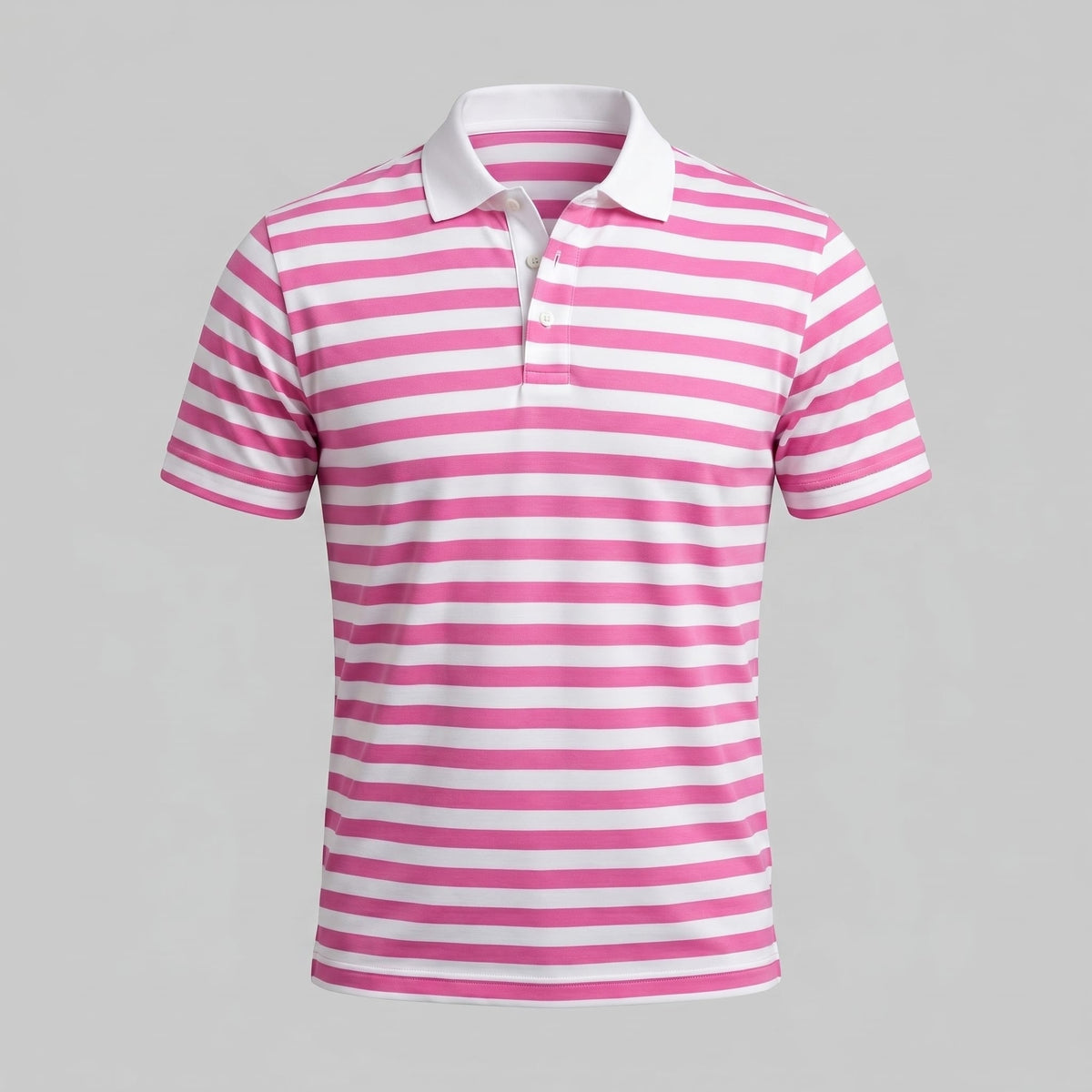 Wesley Striped Short Sleeve Polo Shirt