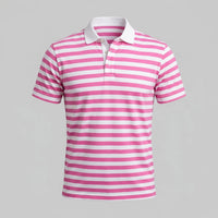 Wesley Striped Short Sleeve Polo Shirt