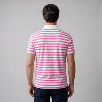 Wesley Striped Short Sleeve Polo Shirt
