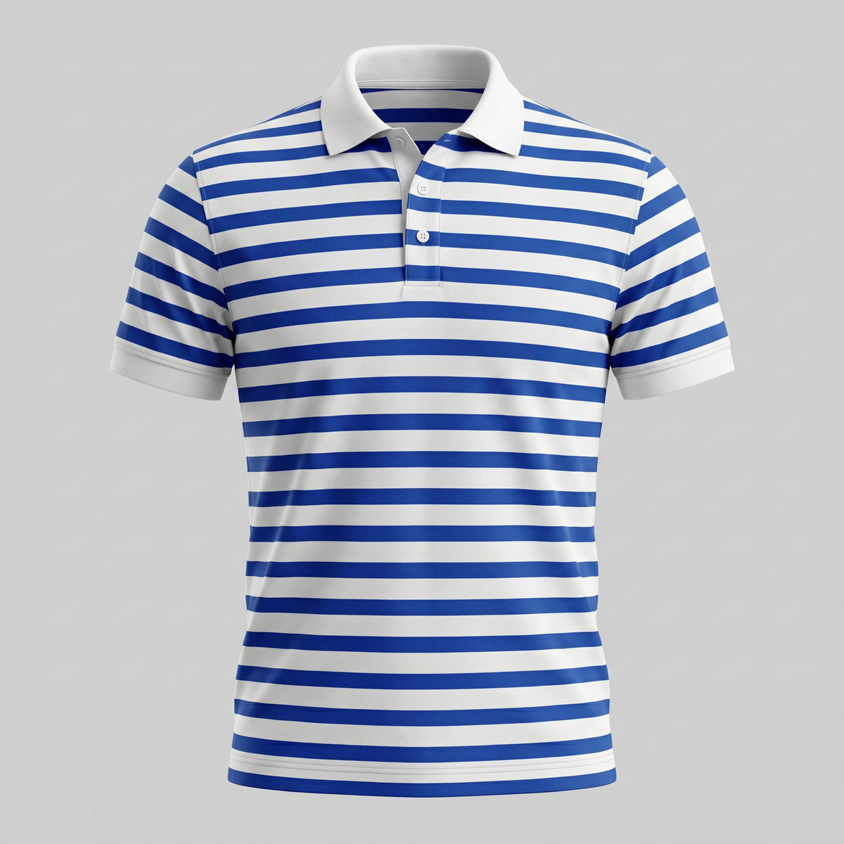 Wesley Striped Short Sleeve Polo Shirt