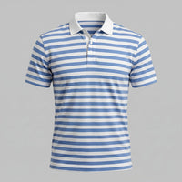 Wesley Striped Short Sleeve Polo Shirt