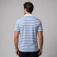 Wesley Striped Short Sleeve Polo Shirt
