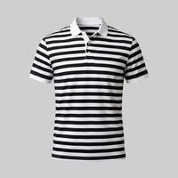 Wesley Striped Short Sleeve Polo Shirt